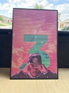 Chance the Rapper Coloring Book (Chance 3) Album Cover Framed Poster